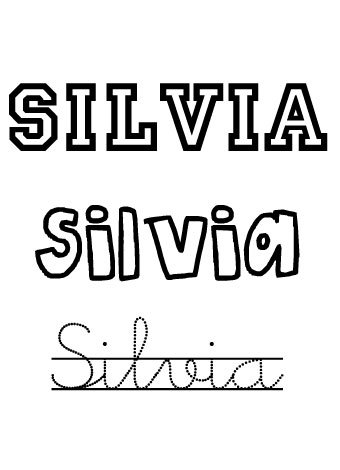 Silvia. Nombres para niñas