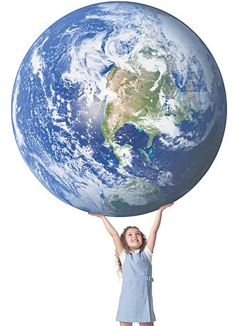 El respeto de los niños por el planeta y medio ambiente