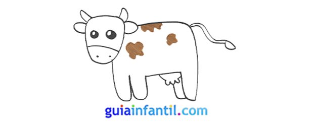 Cómo hacer un dibujo de una vaca paso a paso