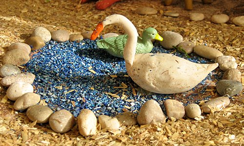 Belén de Plastilina: el cisne