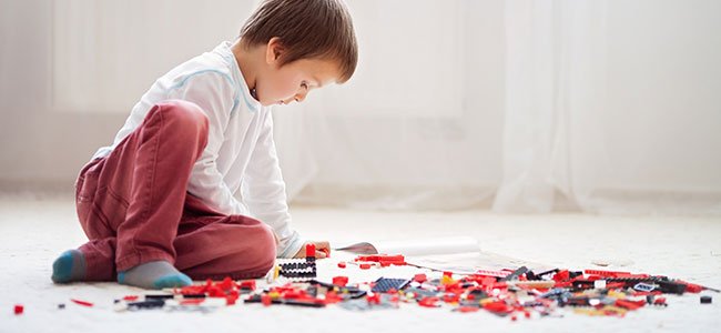 Aprender matemáticas con piezas lego o bloques de construcción