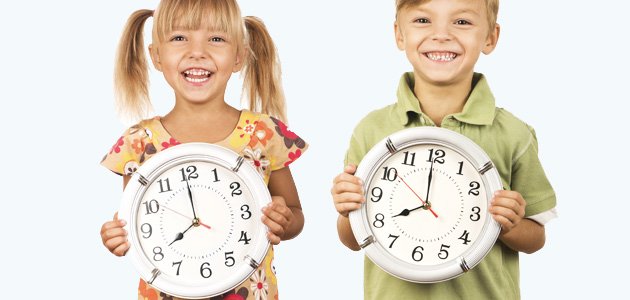 Enseñar a los niños a que sean puntuales